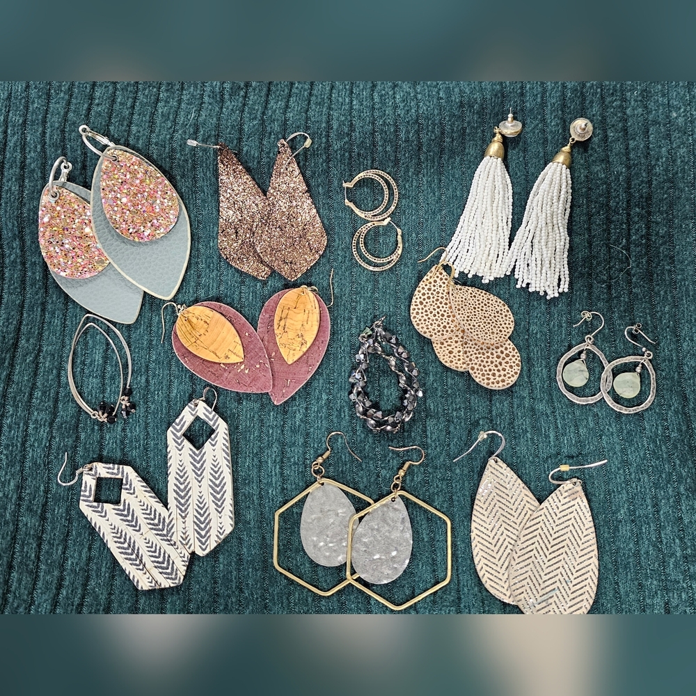 12 Pairs Of Earrings